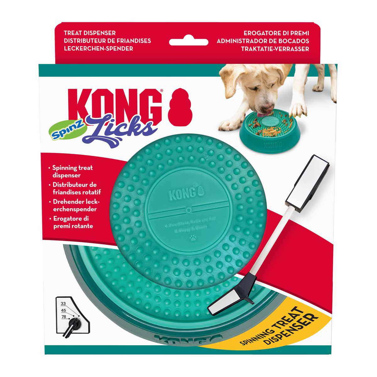 KONG Licks Spinz L 20 × 20 × 4,5 cm