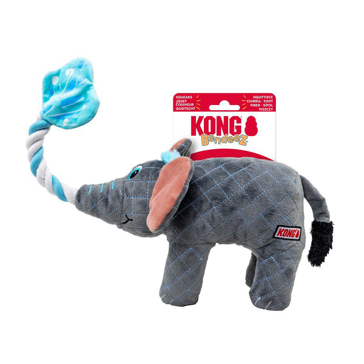 KONG Bendeez Elephant L 32 × 31 × 9,5 cm