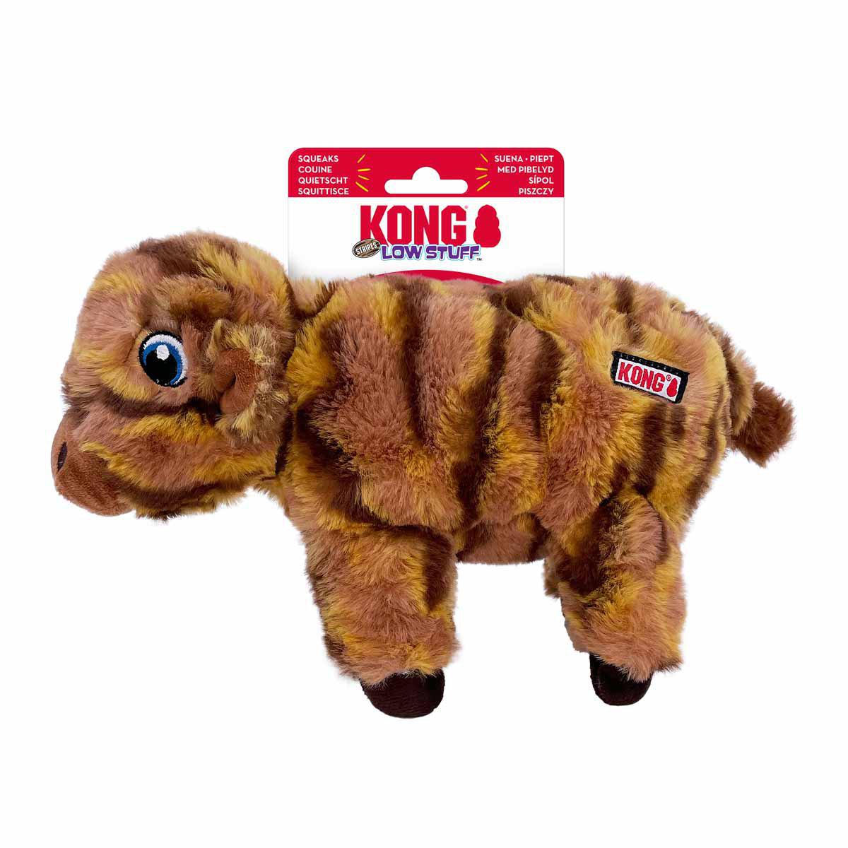 KONG Low Stuff Stripes Cow 16,5 × 32 × 7,5 cm