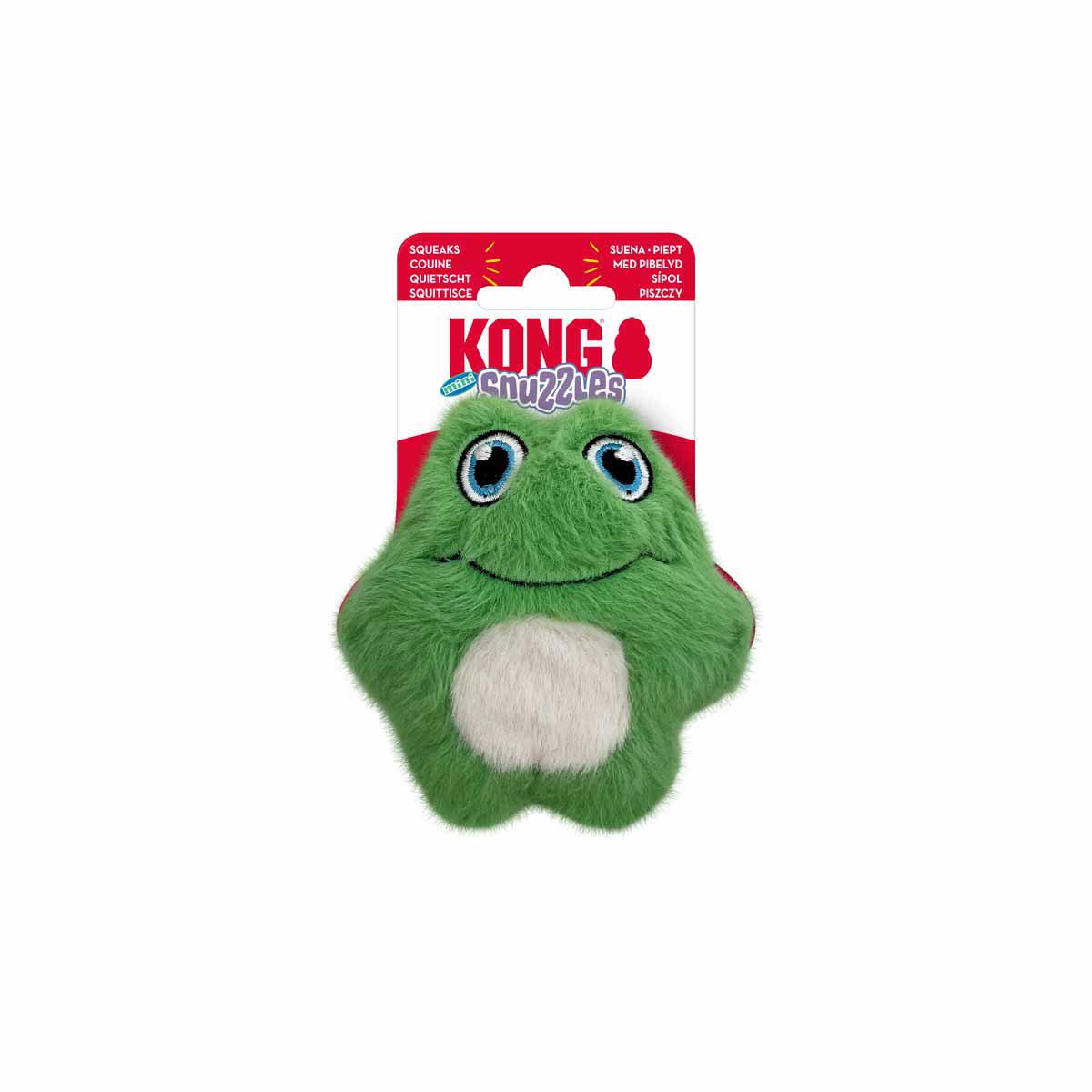 KONG Snuzzles Mini Frog XS 10 × 10 × 4,5 cm