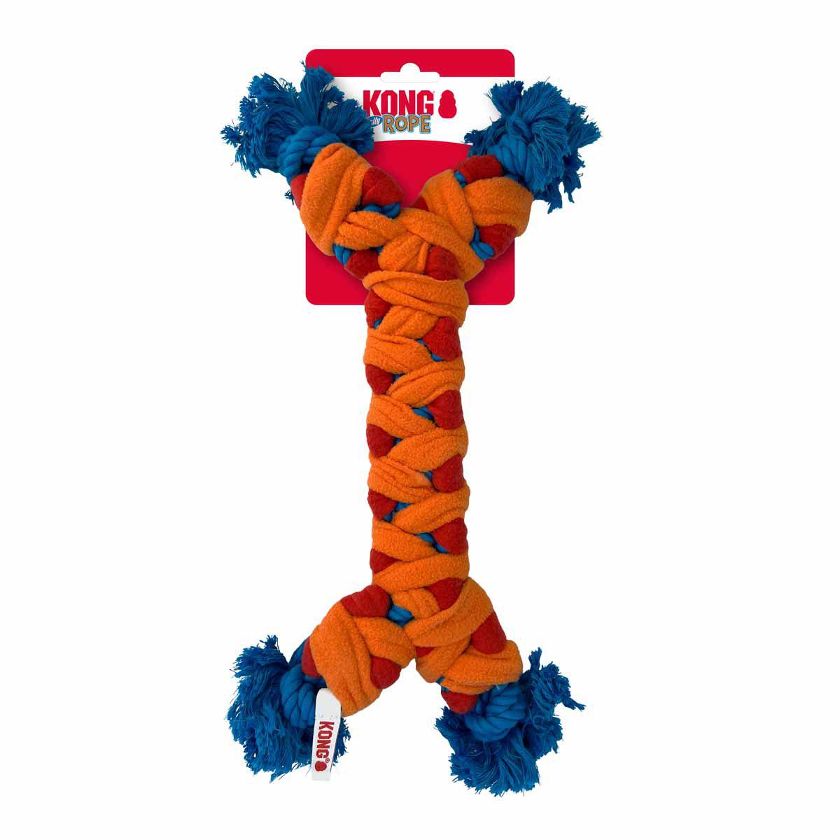 KONG Rope Rally Bone 38 × 16 × 3 cm