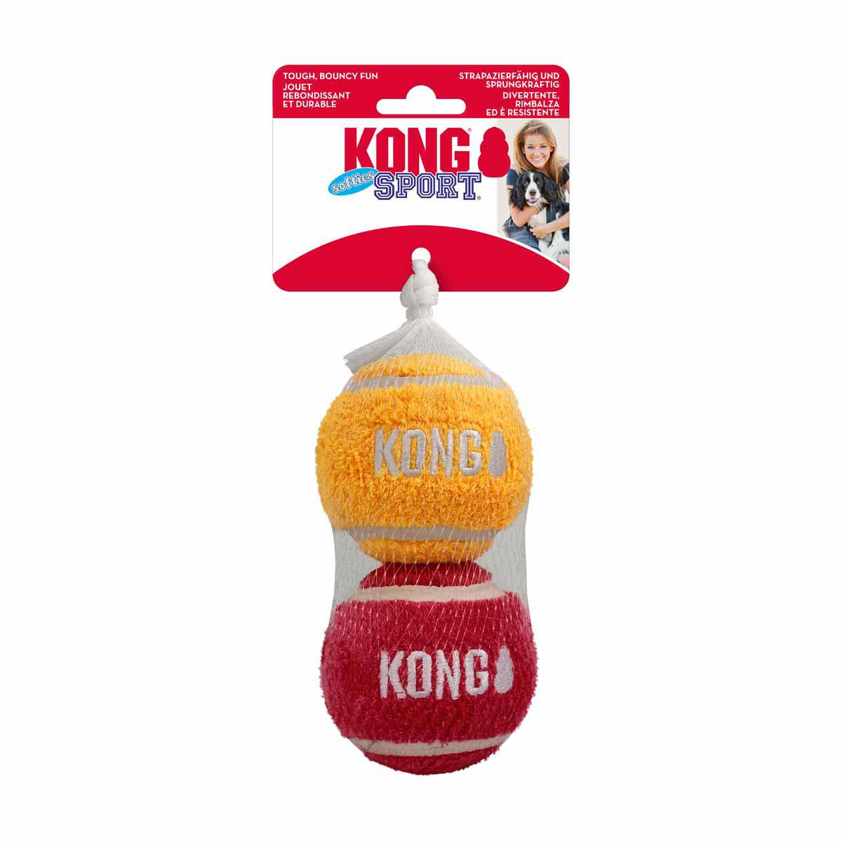 KONG Sport Softies Ball L 2-Pack ¥7,5 cm