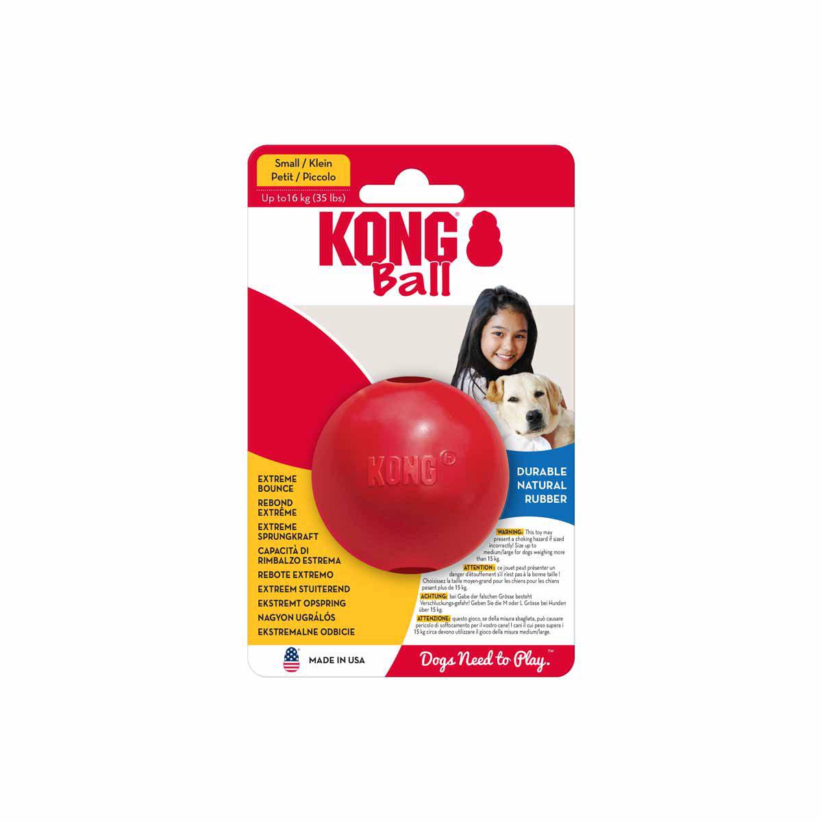 KONG Ball W/Hole S ¥6,5 cm