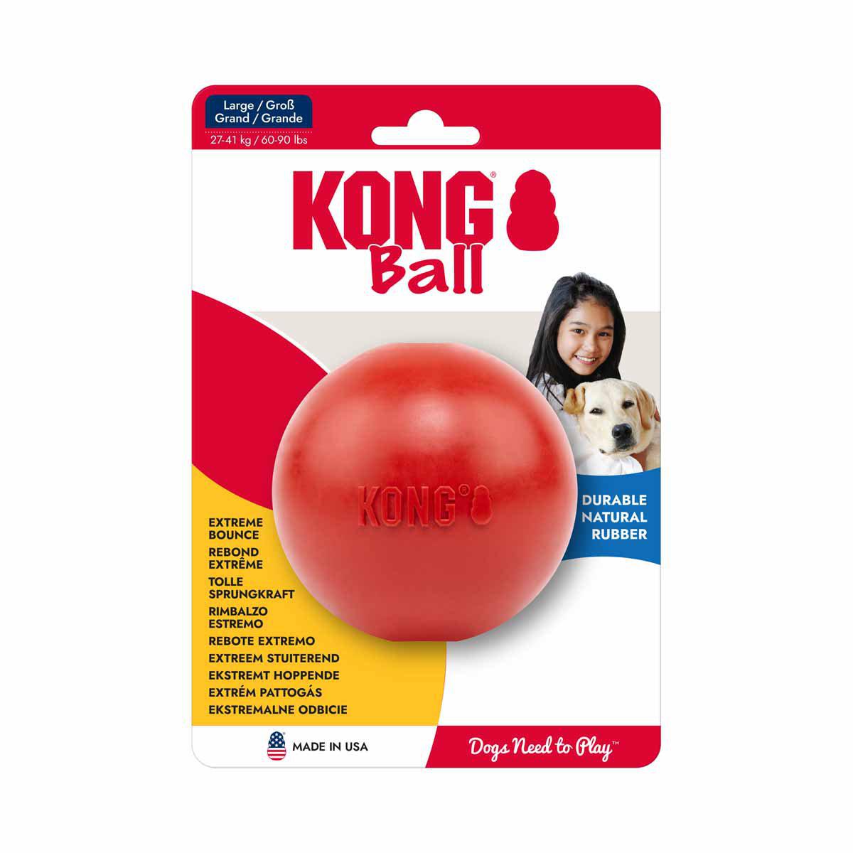 KONG Ball W/Hole L ¥9 cm