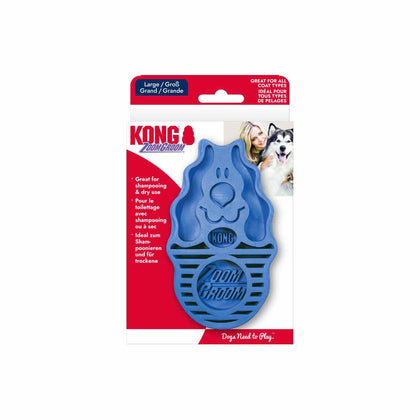 KONG Zoomgroom Boysenberry 12 × 7,5 × 4,5 cm