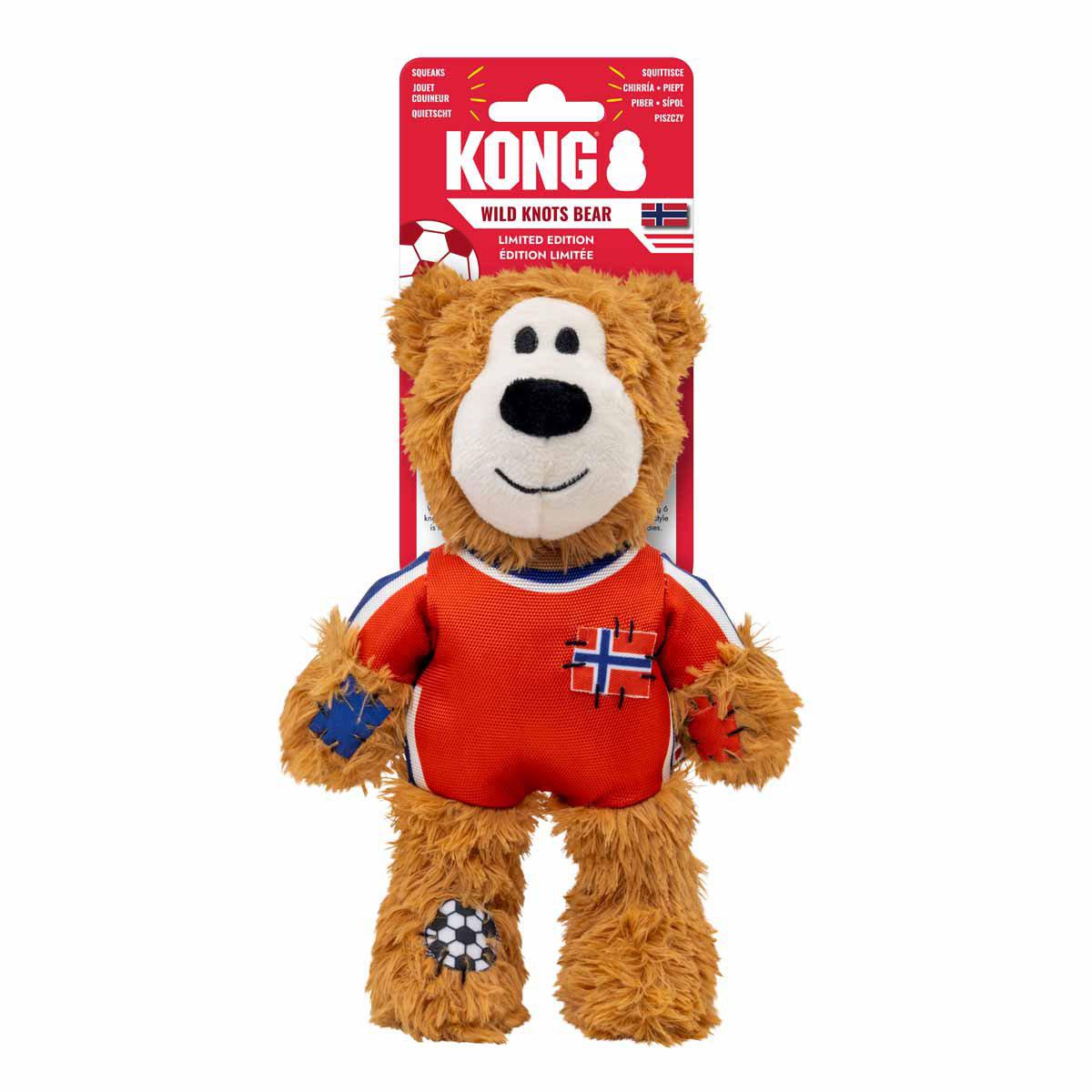 KONG Wild Knots Bear World Cup Norway 26,5 × 14,5 × 8,5 cm