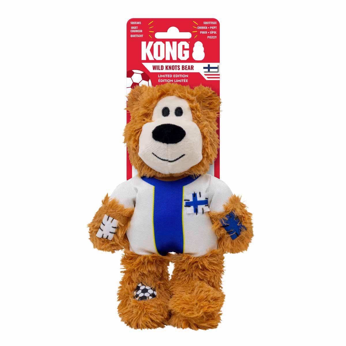 KONG Wild Knots Bear World Cup Finland 26,5 × 14,5 × 8,5 cm