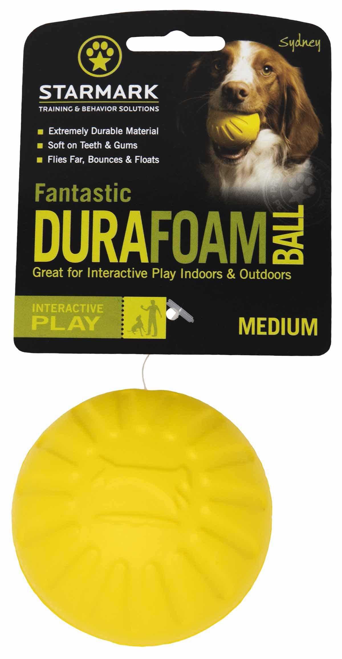 Starmark Foam Boll Gul M Flyter 7 cm
