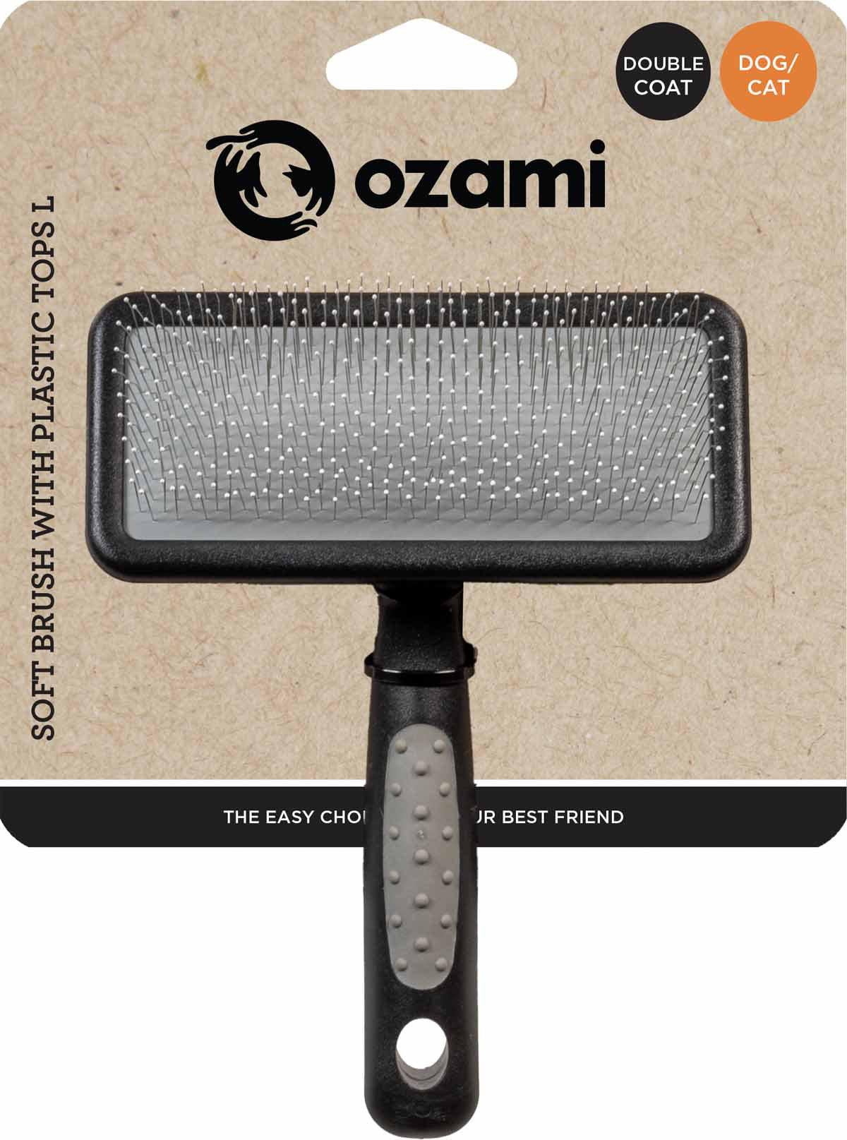 Ozami Soft Brush With Plastic Tops Large 14,5 × 11 × 3,5 cm