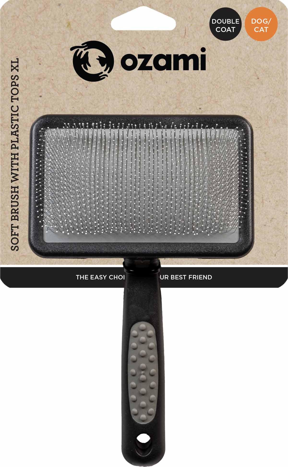 Ozami Soft Brush With Plastic Tops X-Large 18 × 11 × 3,8 cm