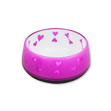 Hundskål Pet Love Bowl Rosa 600 ml Tung Botten