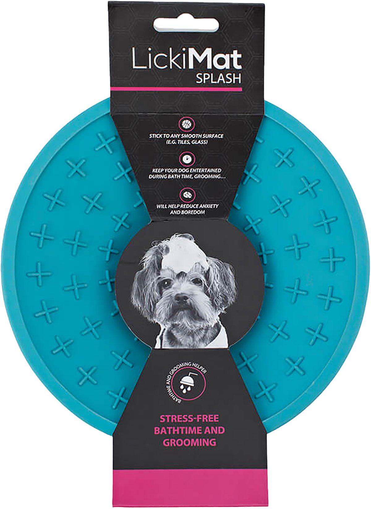 Hundskål LickiMat Splash Ljusblå 19 cm