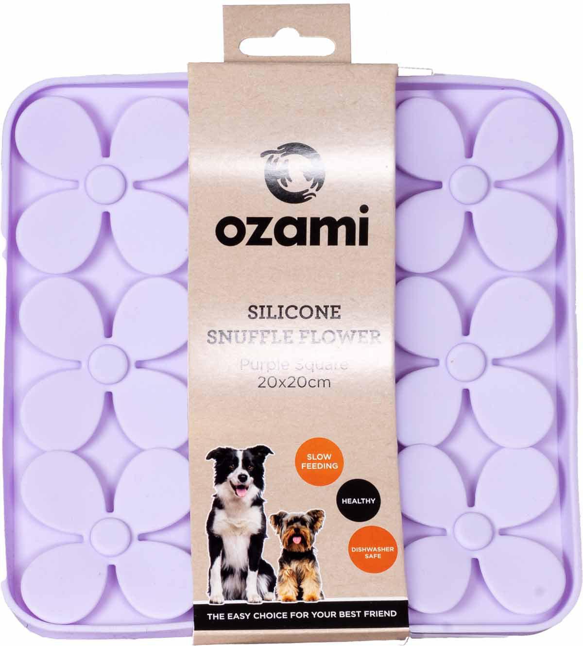 Ozami Snuffle Flower Purple Square 20 × 20 cm