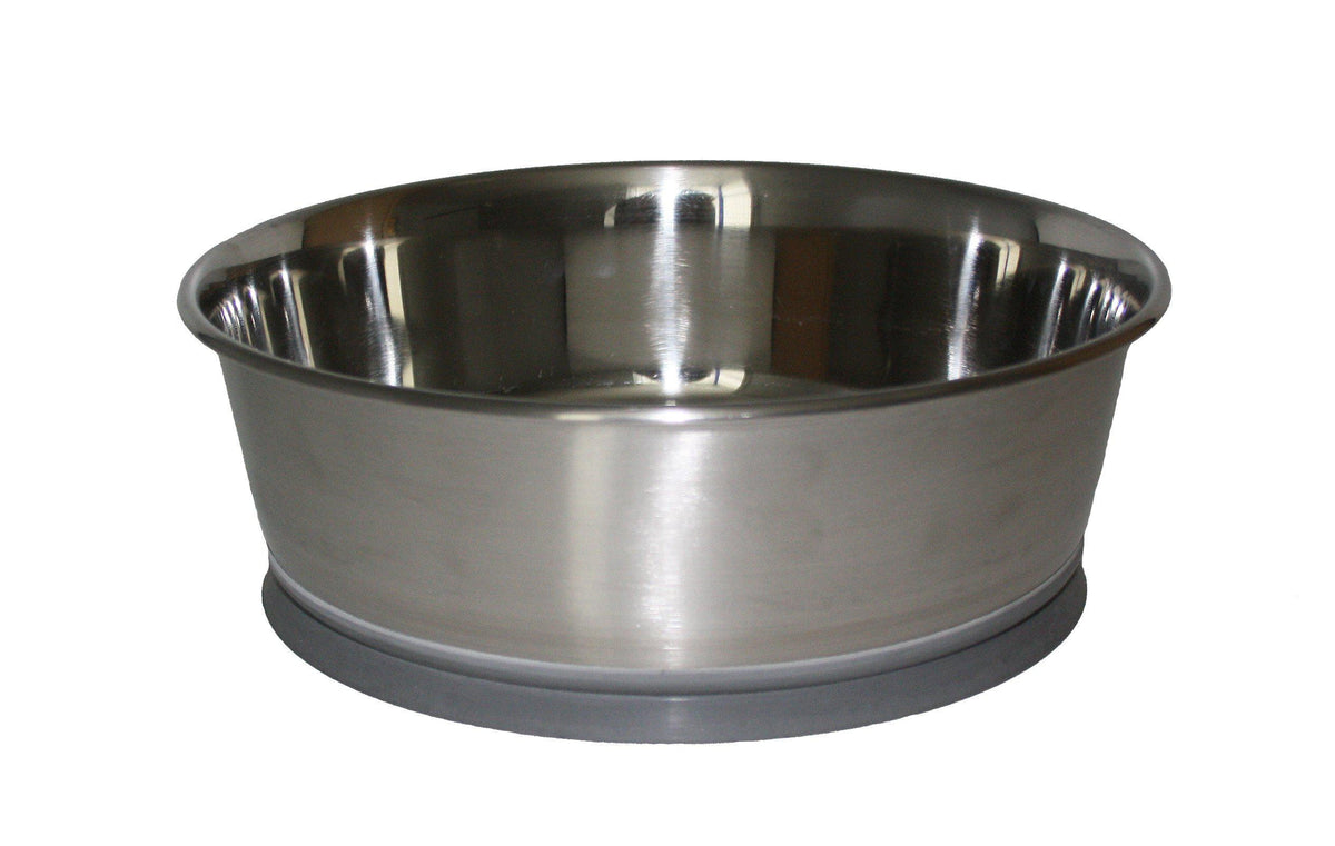 Hundskål Rostfri Deluxe Antislip 1900 ml