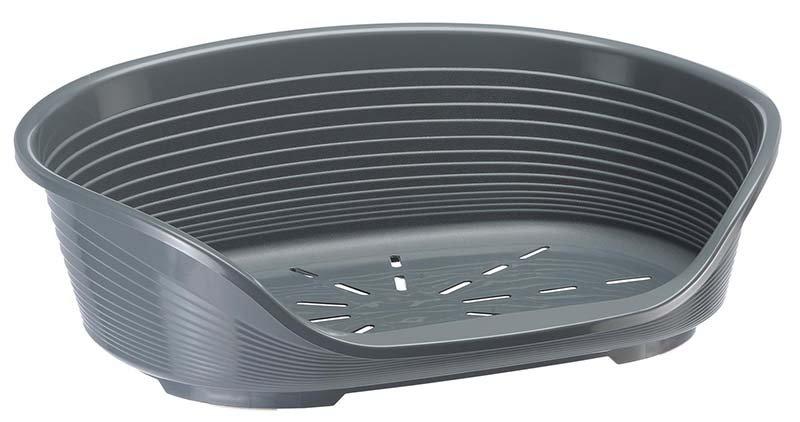 Hundbädd Plast Siesta 4 Deluxe Grå 61.5 × 45 × 21.5 cm