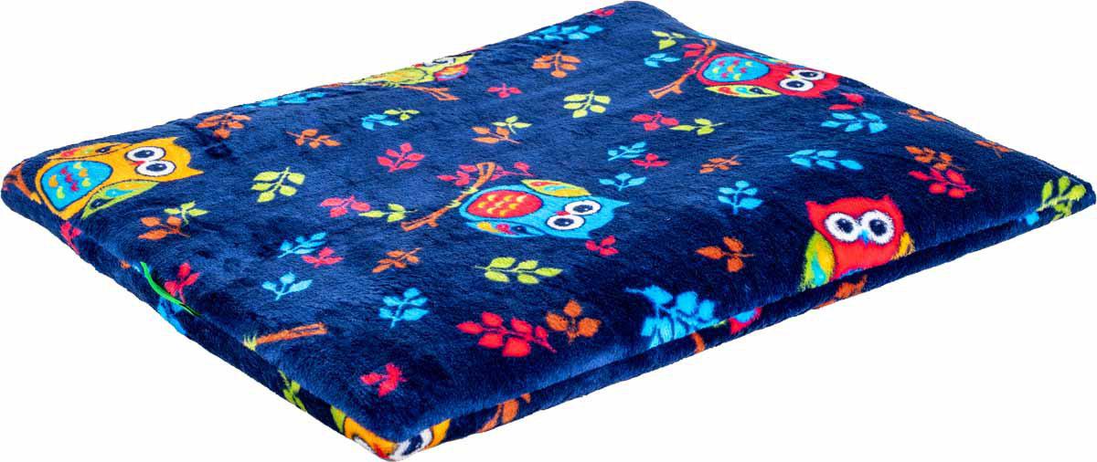 Juunik Madrass Mörkblå/Ugglor S 50 × 40 cm