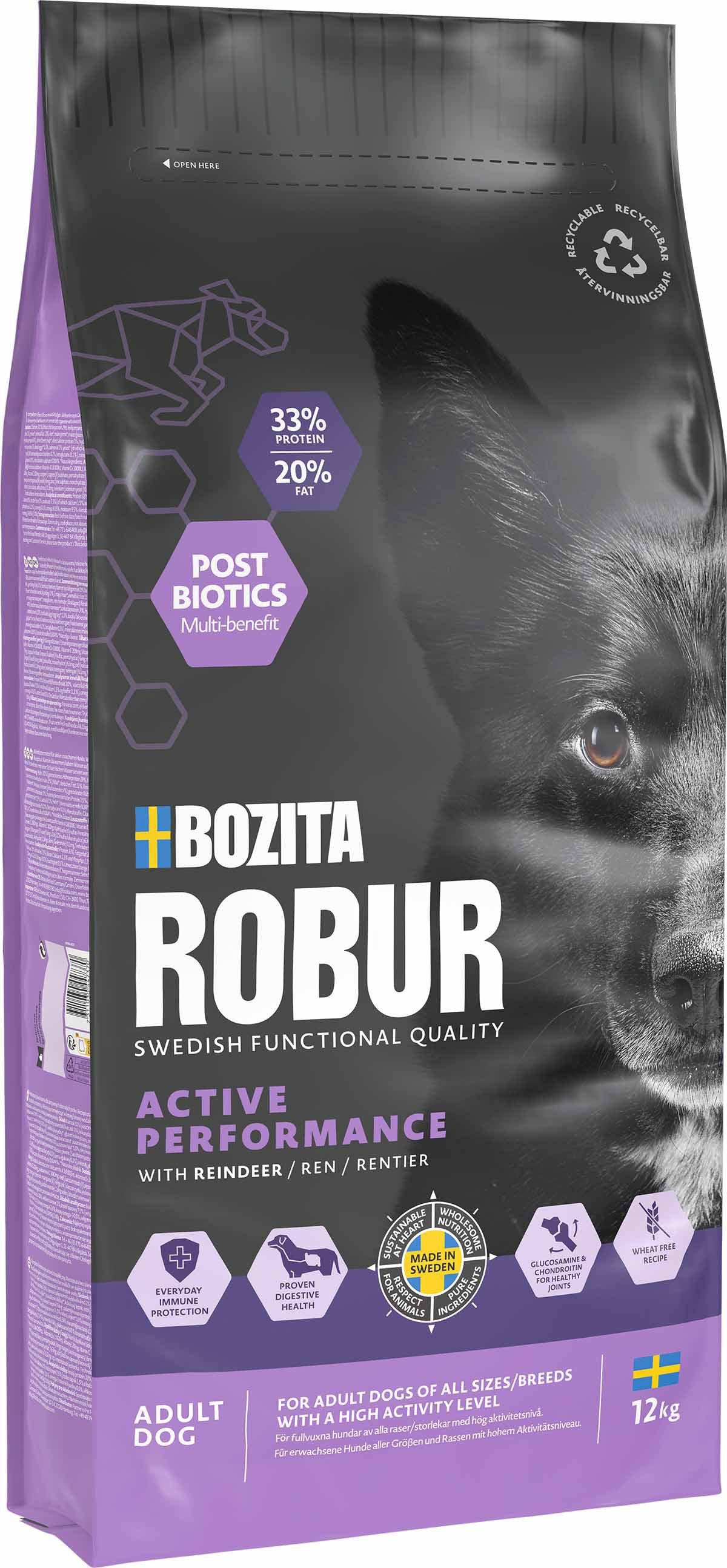 Bozita Robur Adult Active Performance Reindeer 12 kg