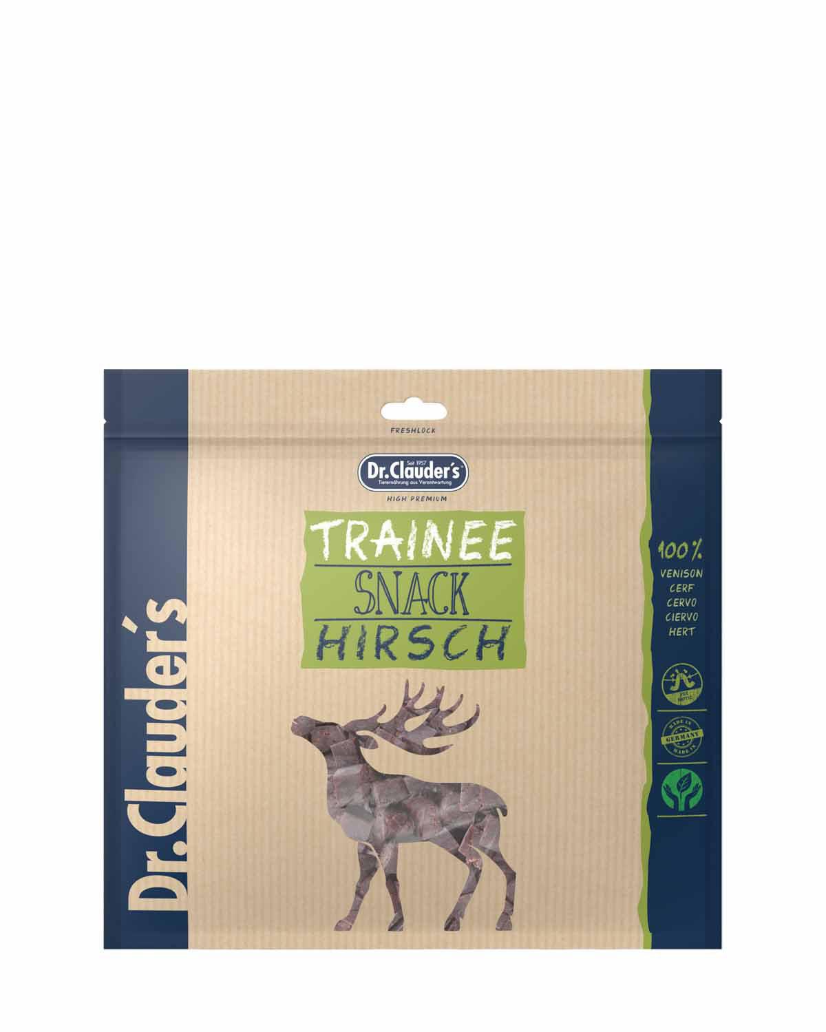 Dr. Clauder’s Trainee Dog Snack Medium Venison 500 g