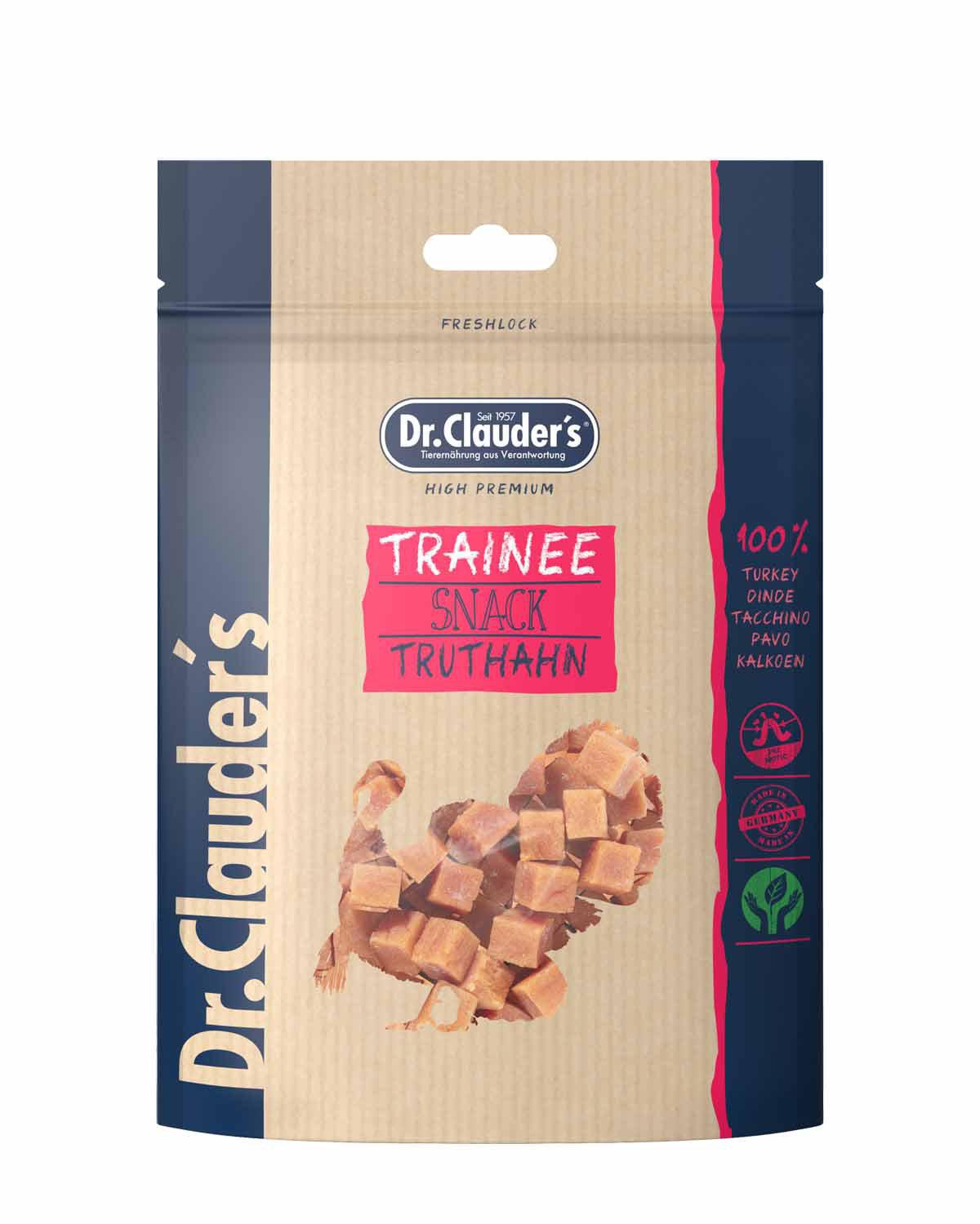Dr. Clauder’s Trainee Dog Snack Medium Turkey 80 g
