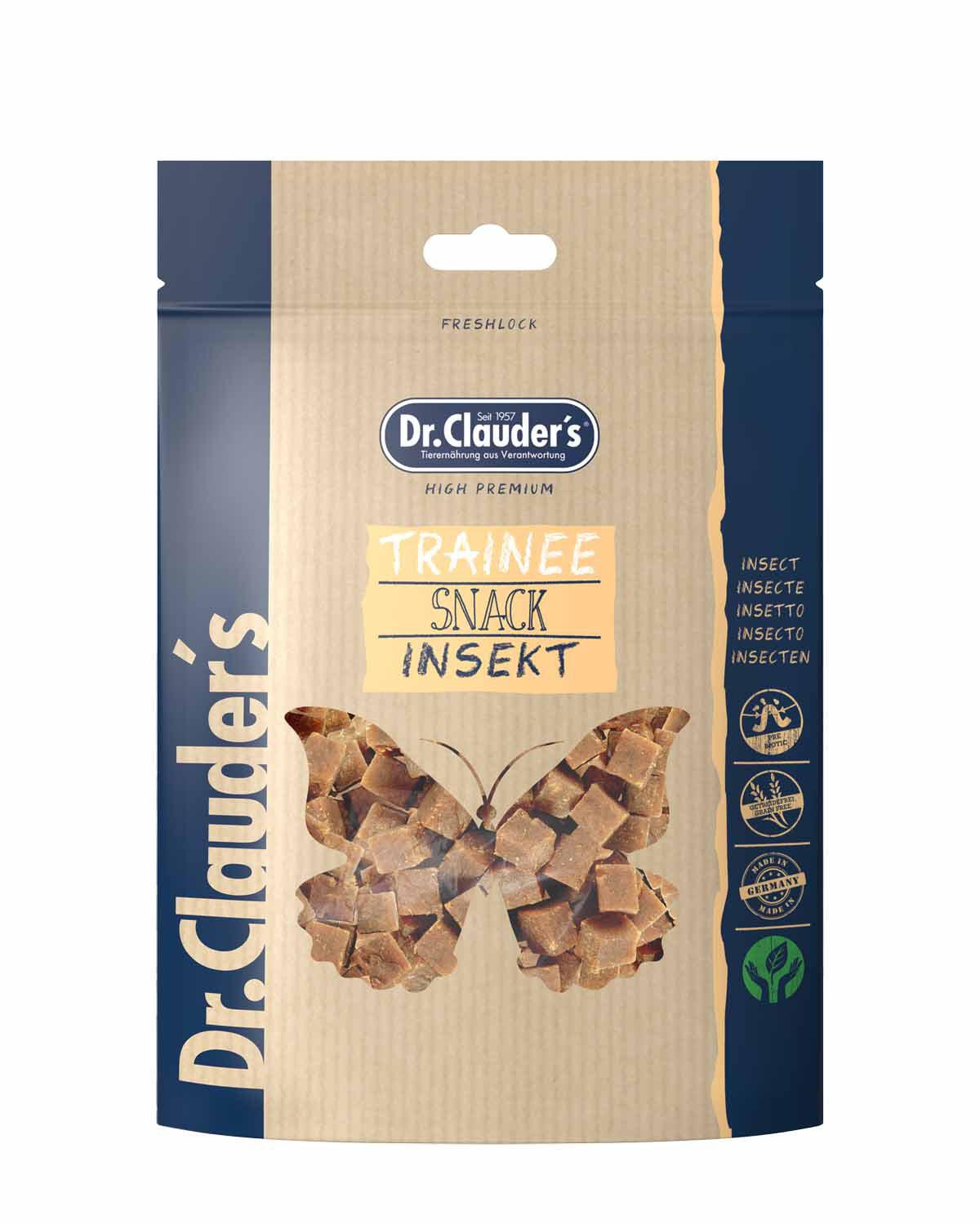 Dr. Clauder’s Trainee Dog Snack Medium Insect 80 g