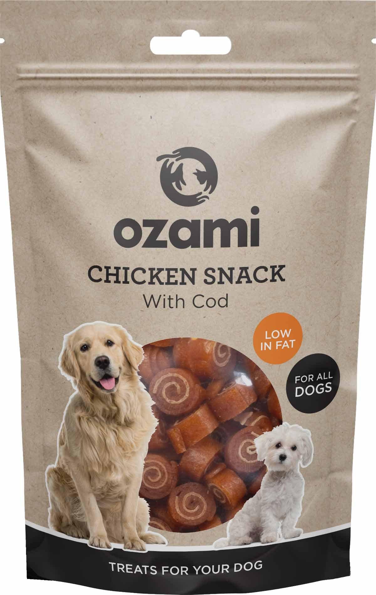 Ozami Chicken Snackwith Cod 100 g