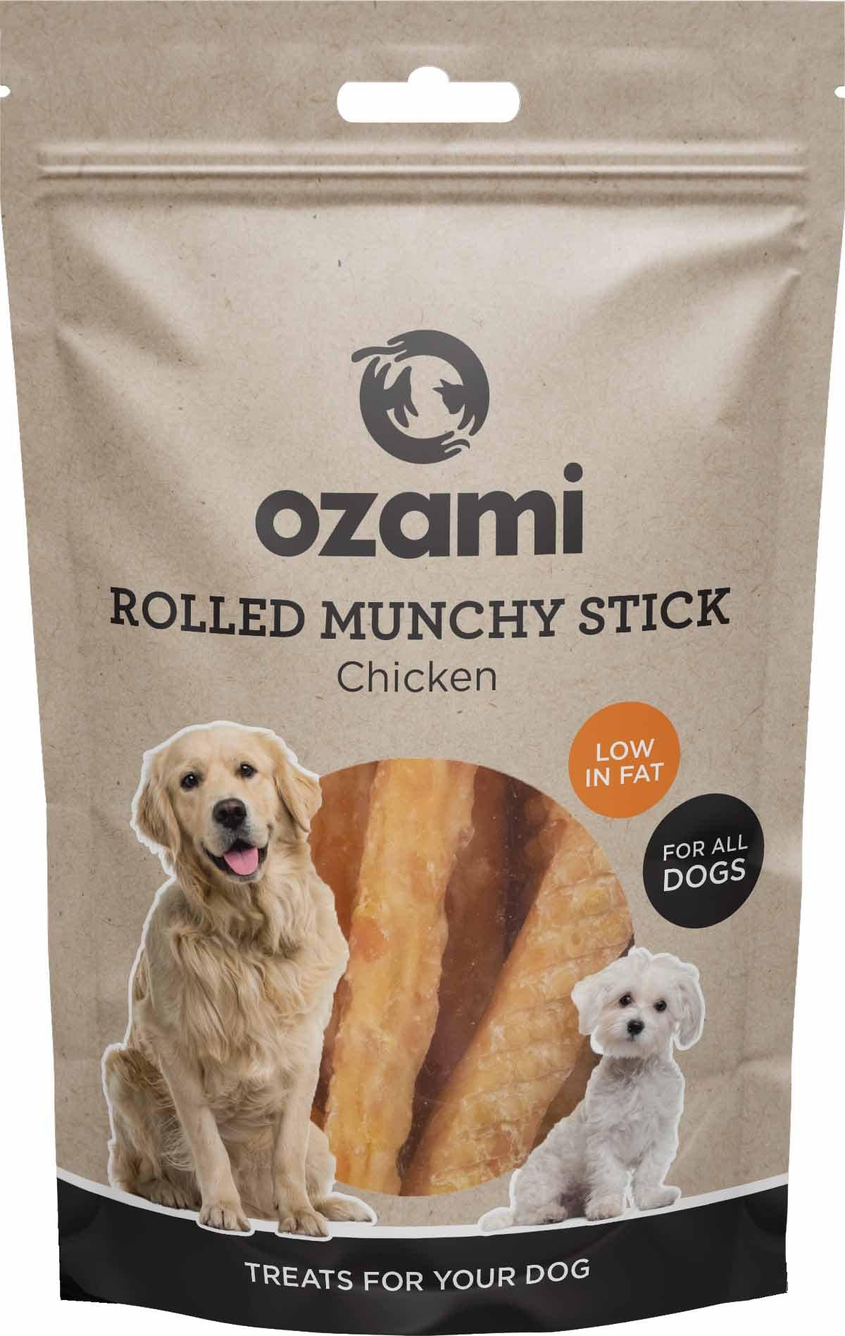 Ozami Chicken Rolled Munchy Stick 12 cm 12 cm 100 g