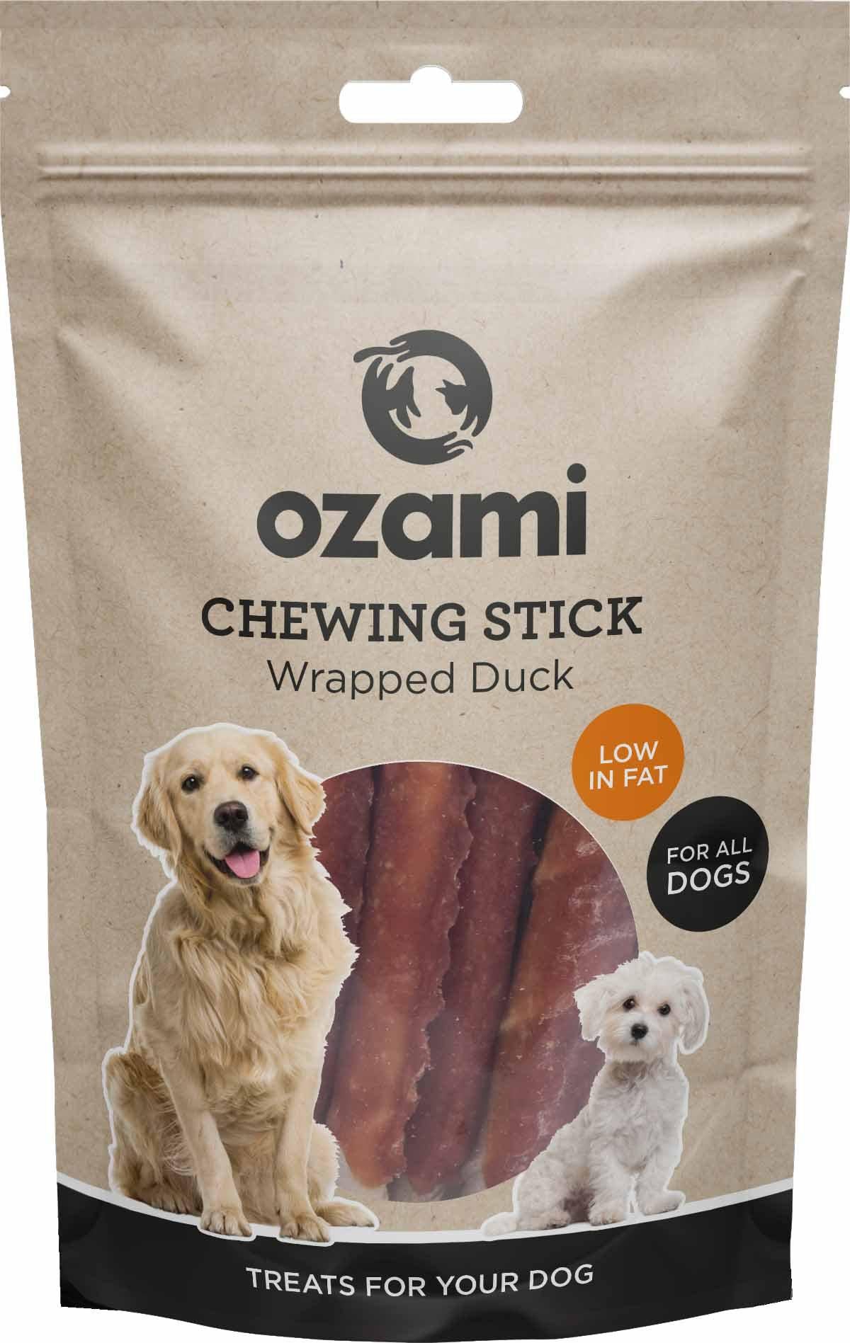 Ozami Chewing Stickwrapped Duck 10-12Cmx1 cm 100 g