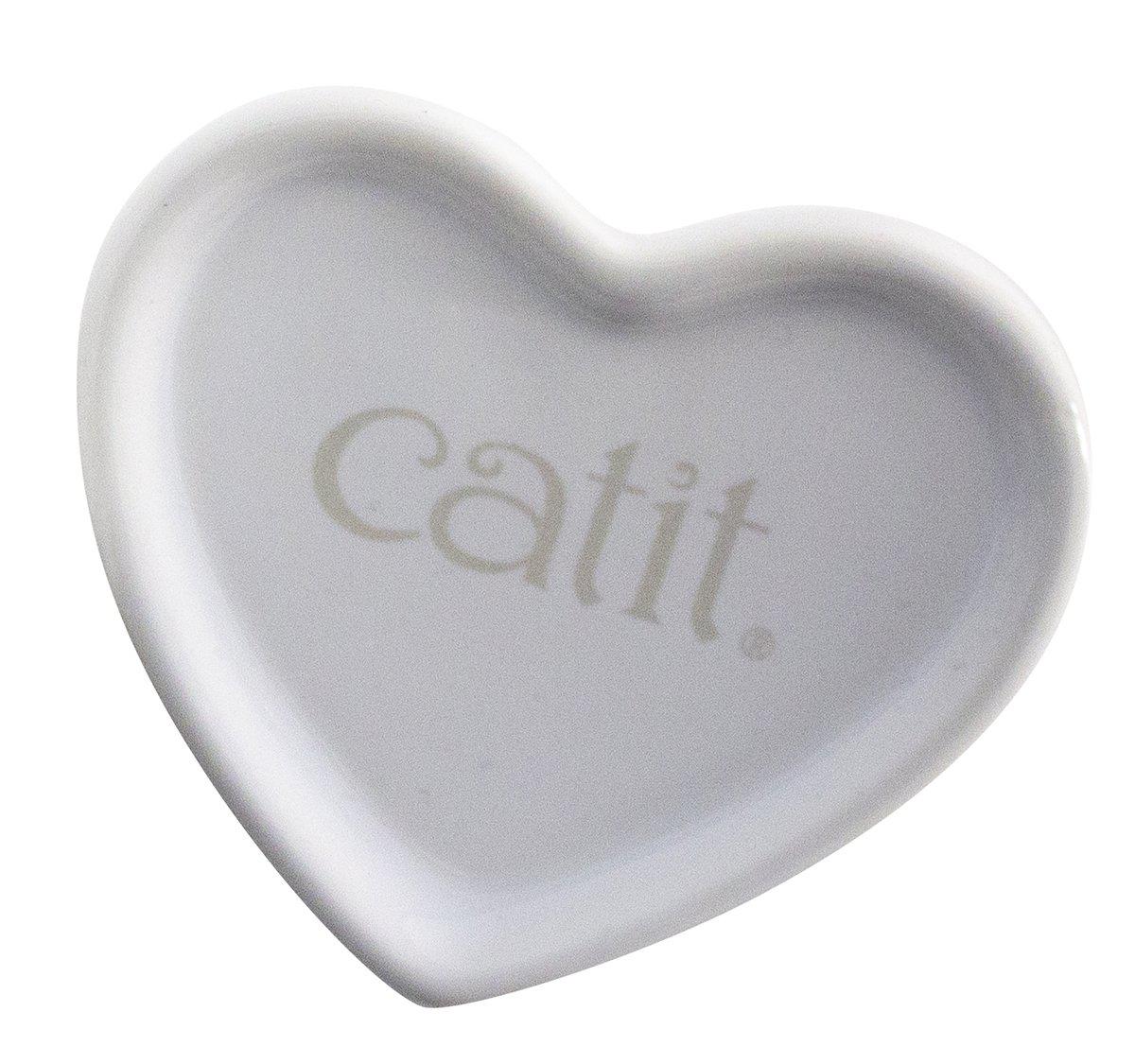 Catit Ceramic Heartskål 8 × 7 cm