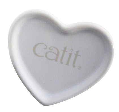 Catit Ceramic Heartskål 8 × 7 cm