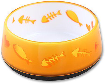 Kattskål Tung Botten Orange