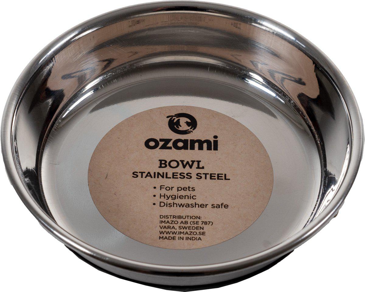Ozami Cat Bowl Anti-slip Round Black 230 ml 11 cm