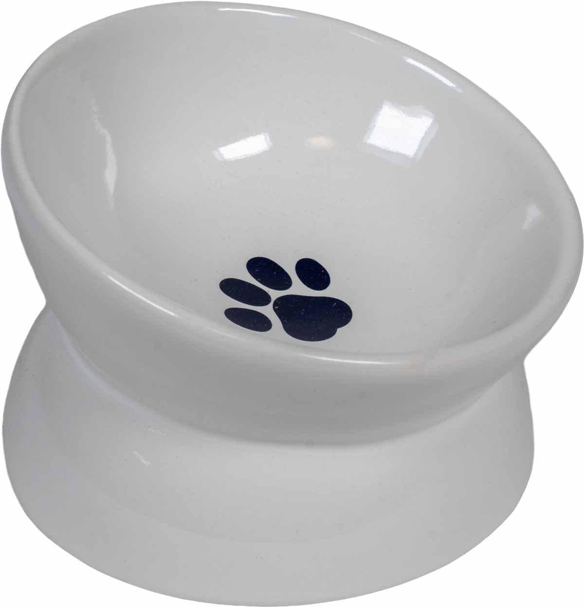 Ozami Ceramic Raised Bowl Paw 13 cm 100 ml