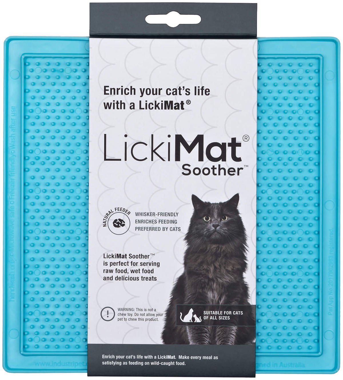 Lickimat Cat Soother Ljusblå 20 × 20 cm