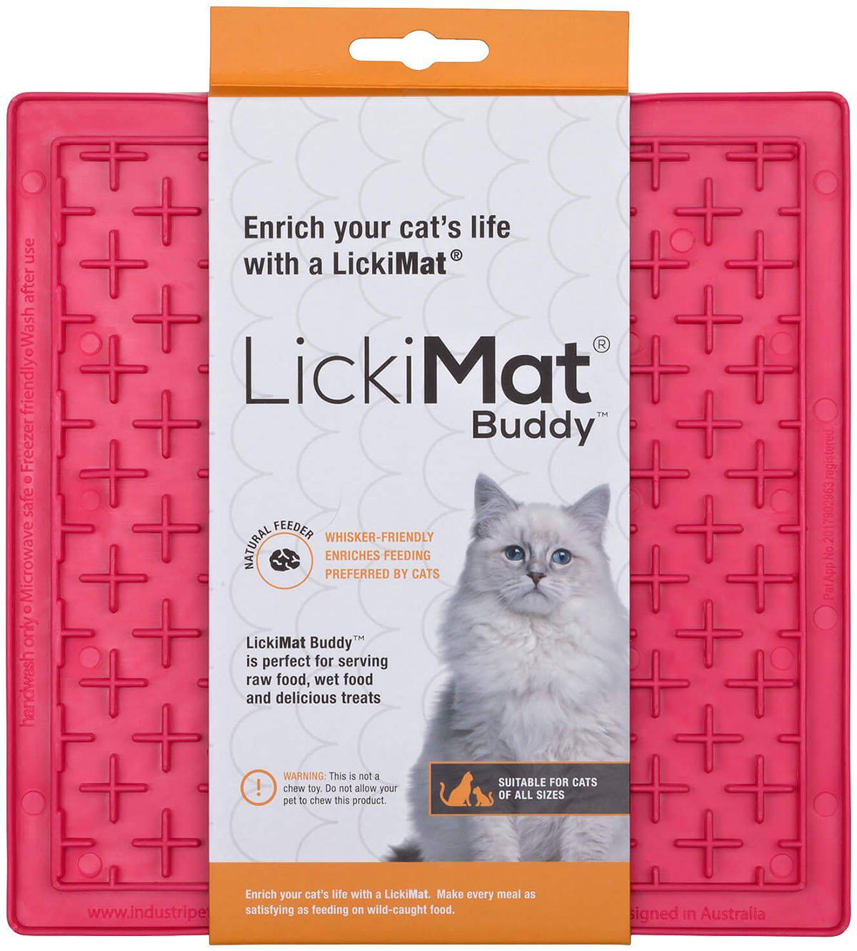 Lickimat Cat Buddy Rosa 20 × 20