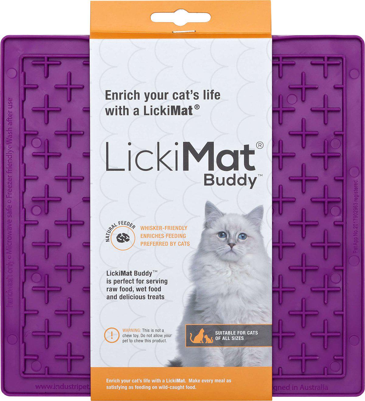 Lickimat Cat Buddy Lila 20 × 20