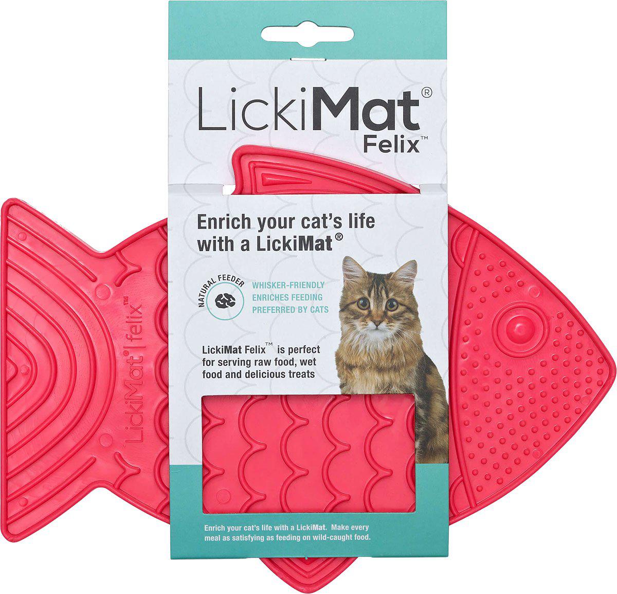Lickimat Cat Felix Rosa 22 × 16 cm