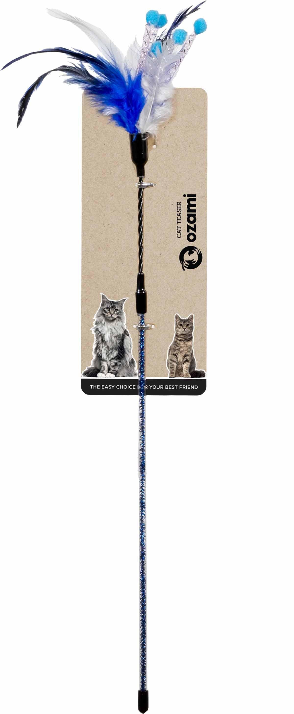 Ozami Cat Wand Mojave Blue/White 55 cm