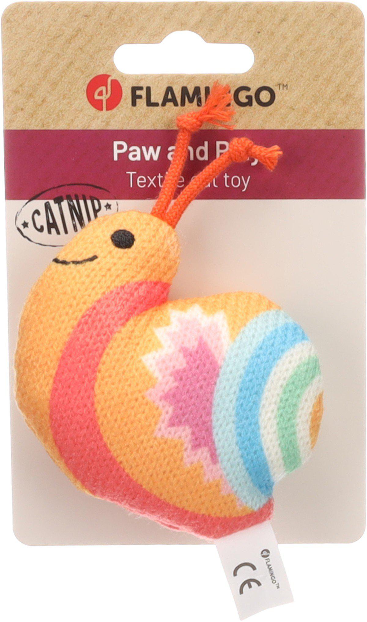 Cat Toy Nitz Snail Orange 8 × 3,5 × 6 cm