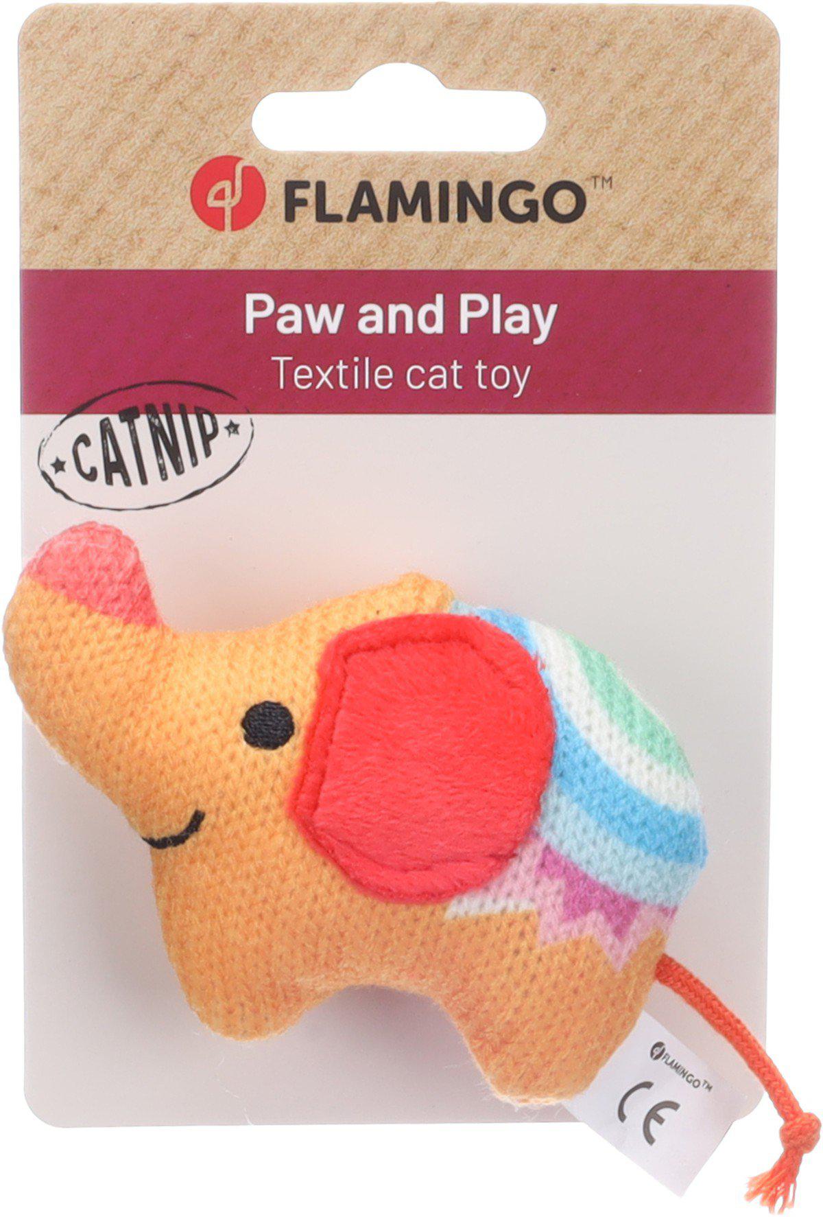 Cat Toy Nitz Elephant Orange 9 × 3,3 × 6 cm