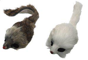 Pälsmus Med Ljud & Kattmynta 12 cm