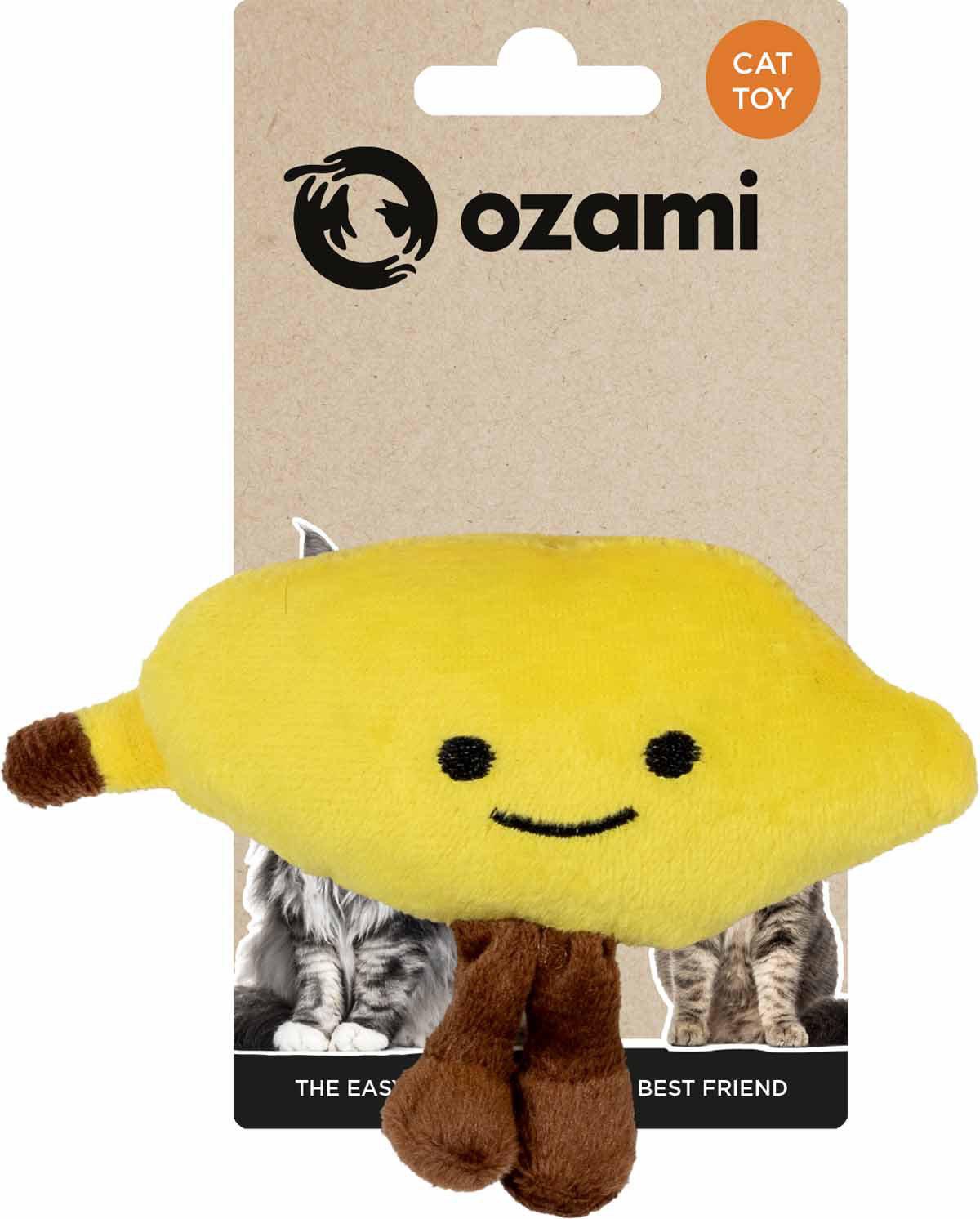 Ozami Cat Toy Lemonwith Catnip 12,5 × 6,5 cm