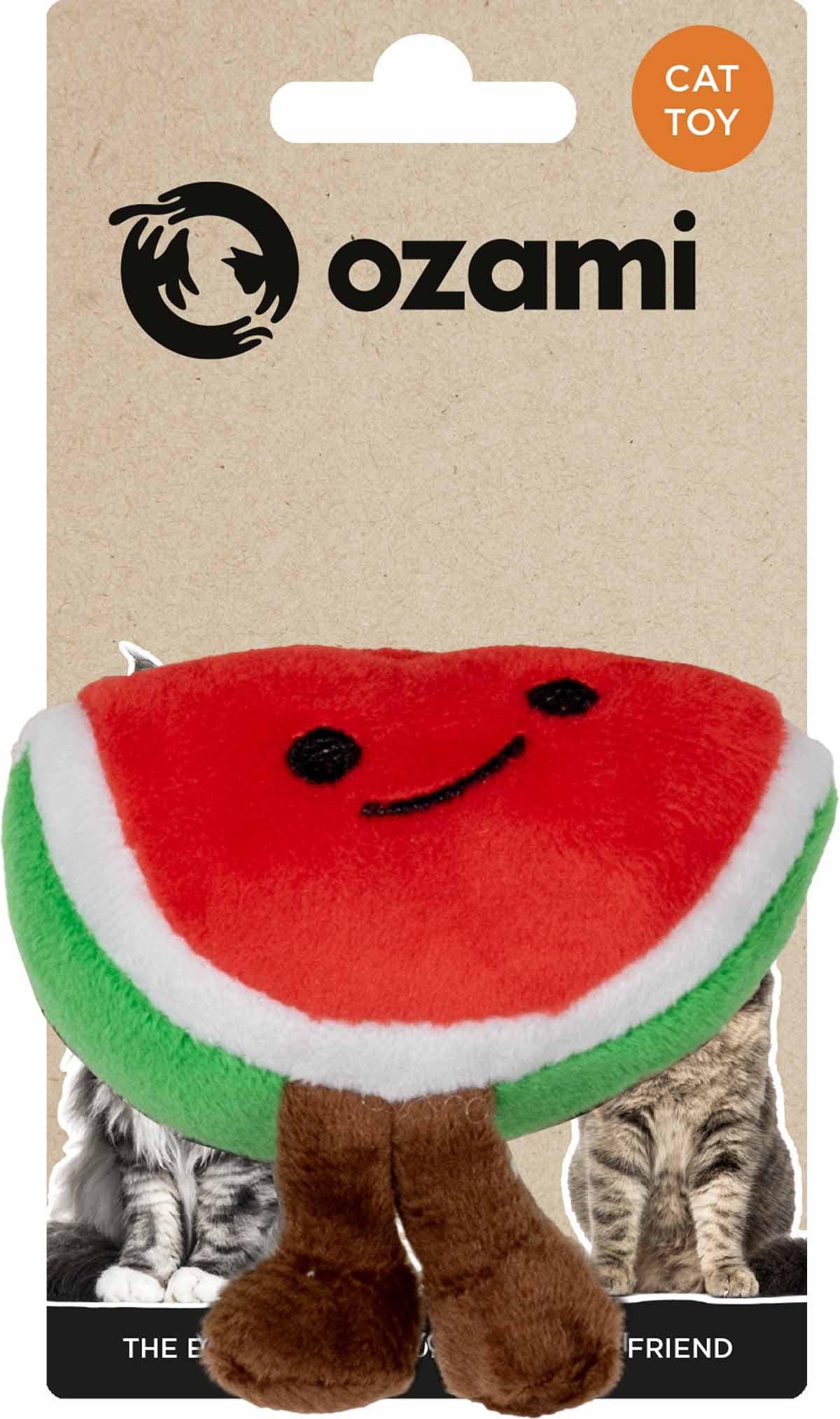 Ozami Cat Toy Melonwith Catnip 8 × 5,5 cm