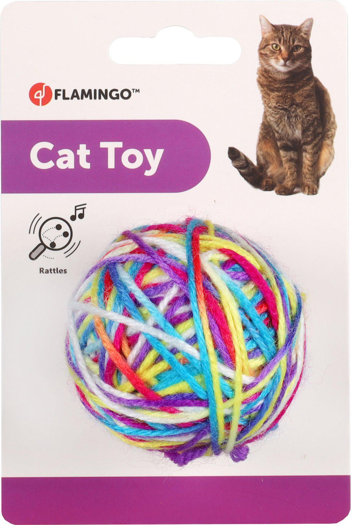 Kattsaker Abir Bollmix Med Skallra 6 cm