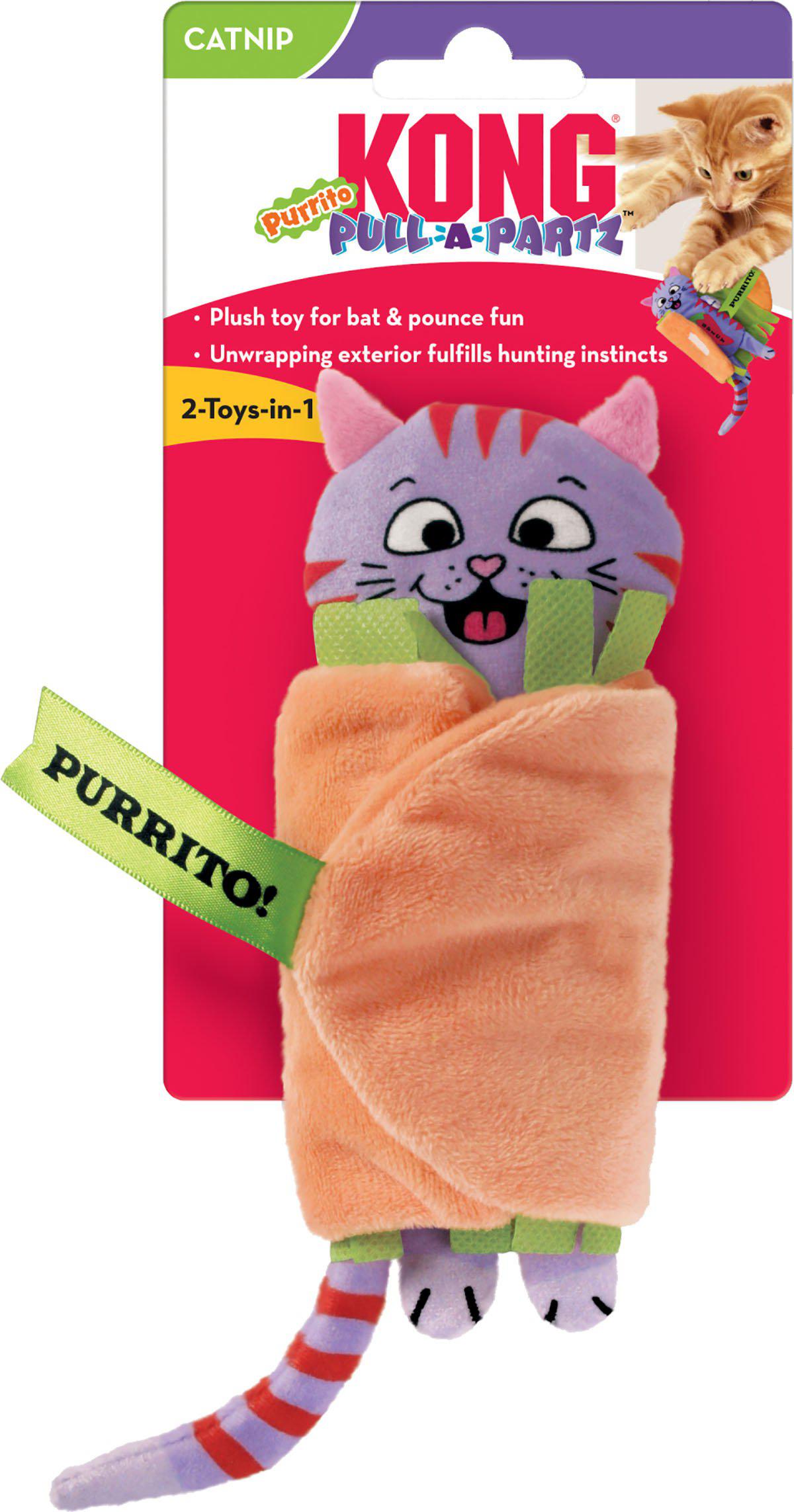KONG Pull-A-Partz Purrito 2,5 × 6 × 14 cm