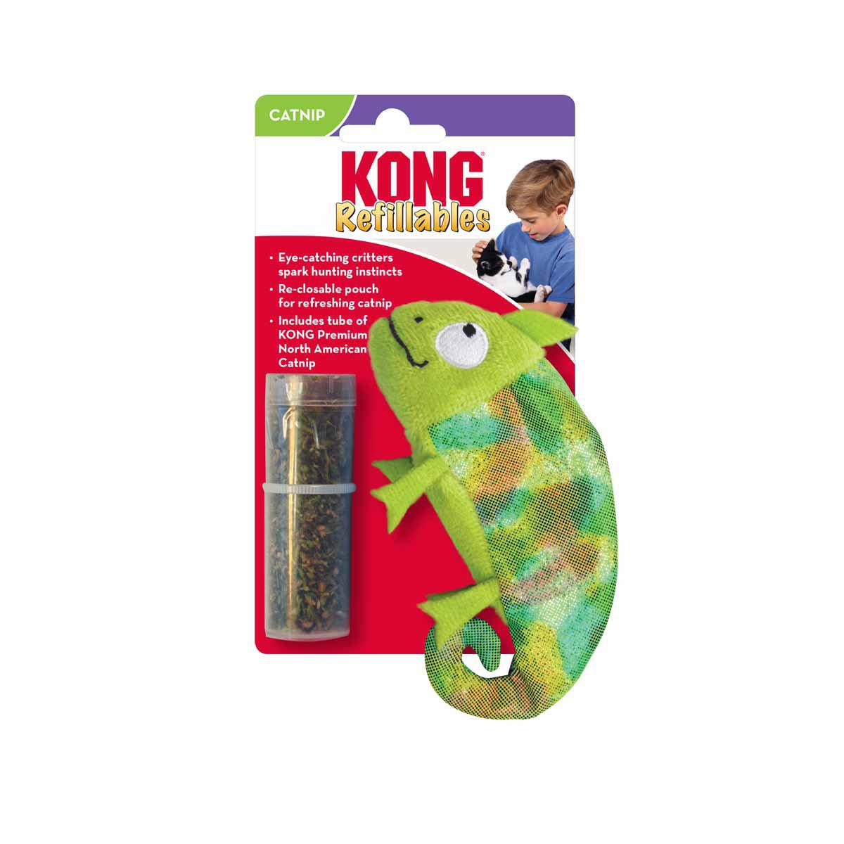KONG Refillable Chameleon 6,5 × 11,5 × 2,5 cm