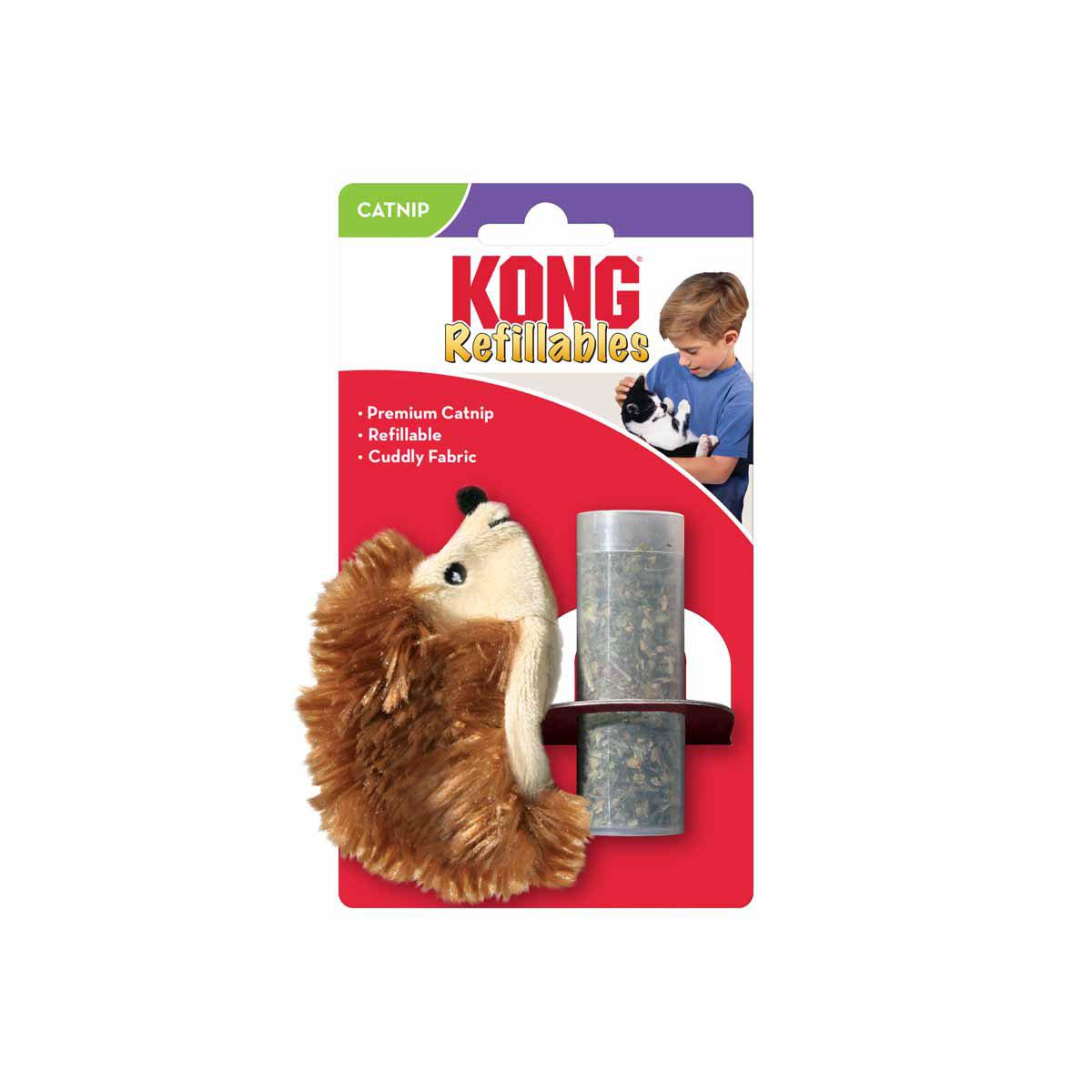 KONG Refillable Hedgehog 6,5 × 10 × 2,5 cm