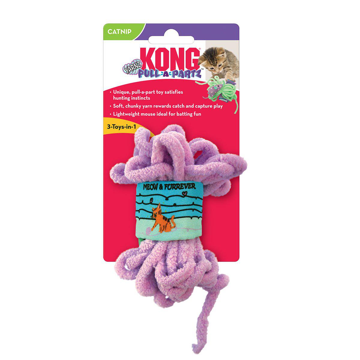 KONG Pull-A-Partz Yarnz 6,5 × 7,5 × 11,5 cm