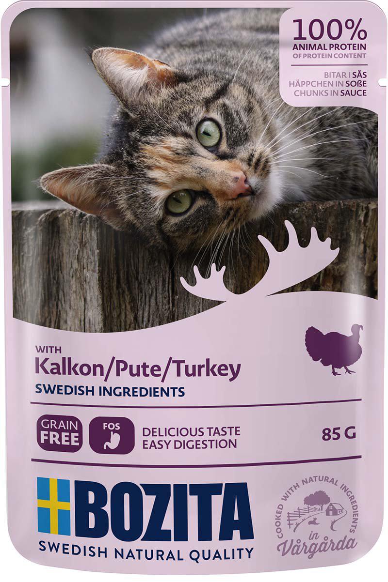 Bozita Feline Kalkon I Sås Pouch 85 g