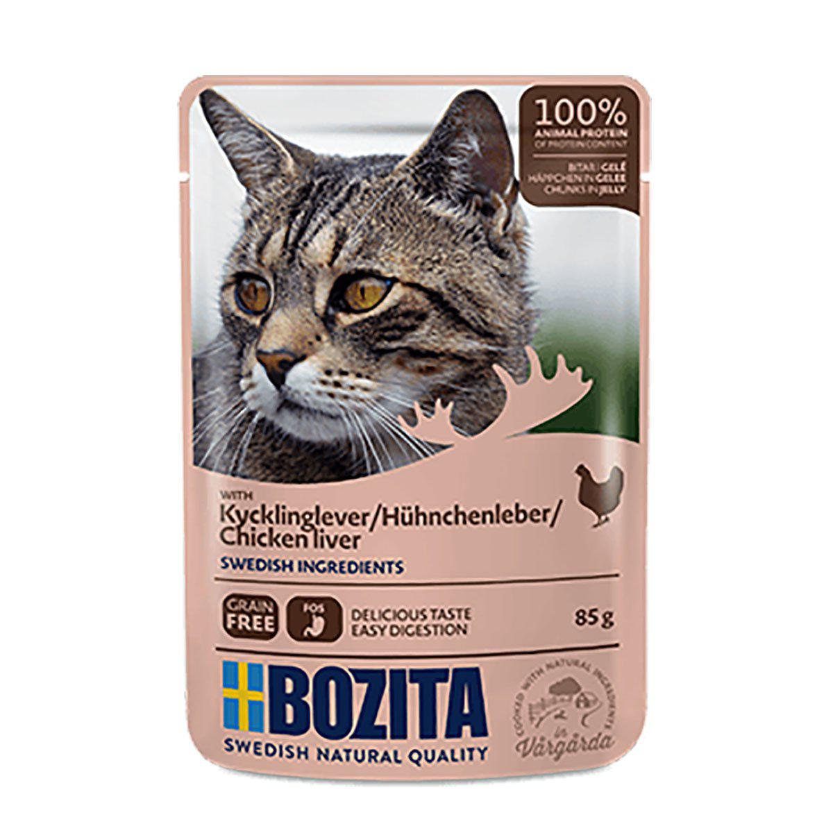 Bozita Feline Kycklinglever I Gelé Pouch 85 g