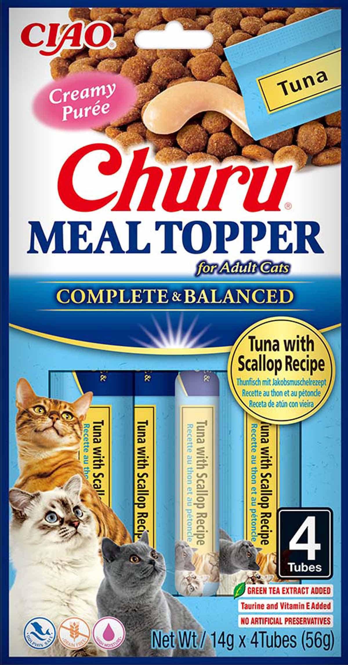 Churu Cat Meal Topper Tuna/Scallop 4St